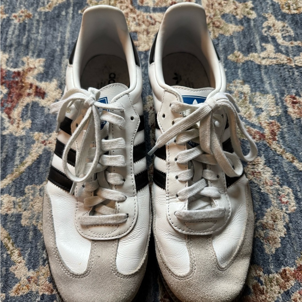 Adidas OG Samba, White & Black, Sz 9.5US